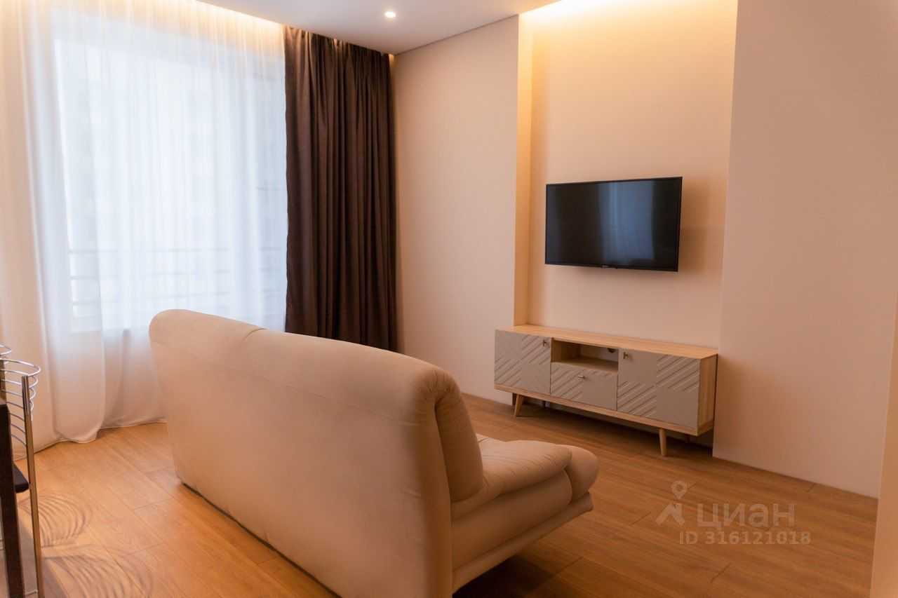 1-комнатная квартира, 57 м²