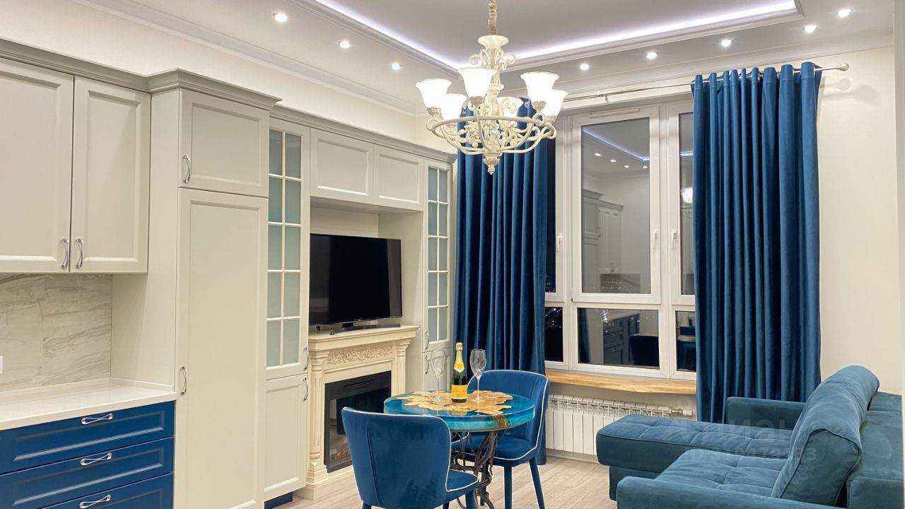 1-комнатная квартира, 49 м²