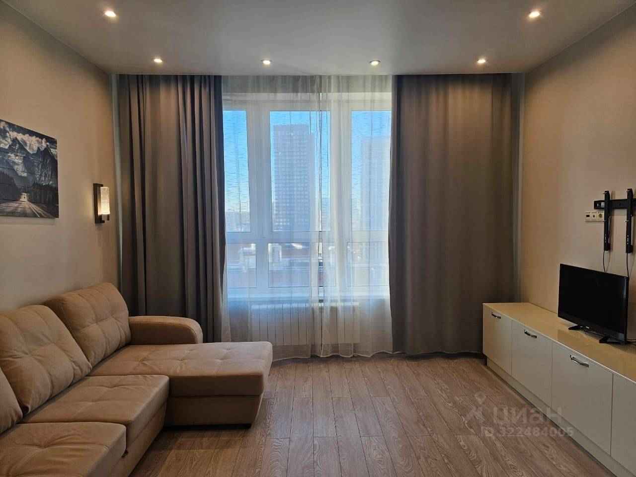 1-комнатная квартира, 35 м²
