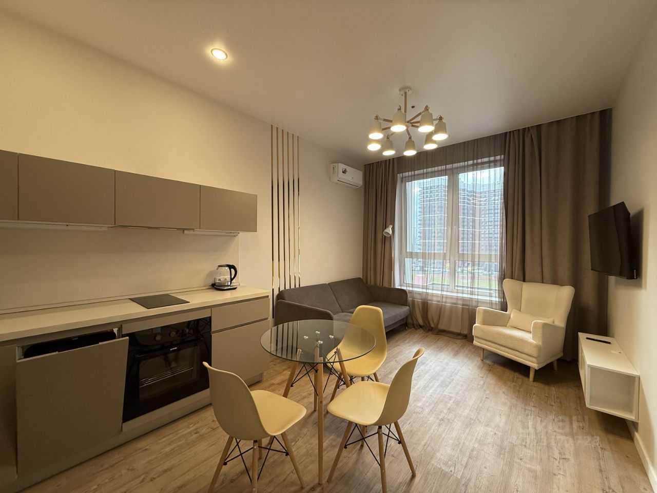 1-комнатная квартира, 38 м²