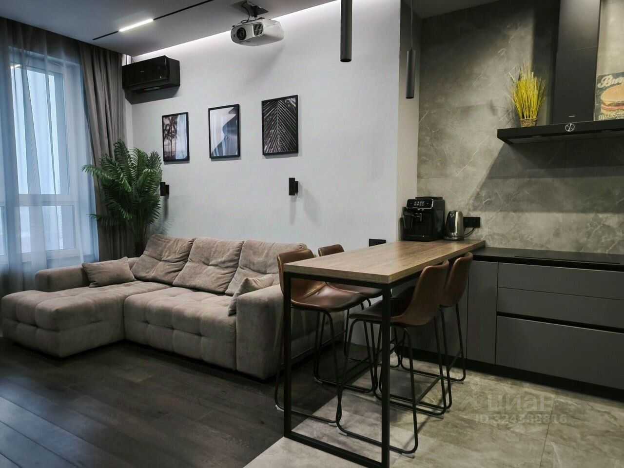 2-комнатная квартира, 60 м²