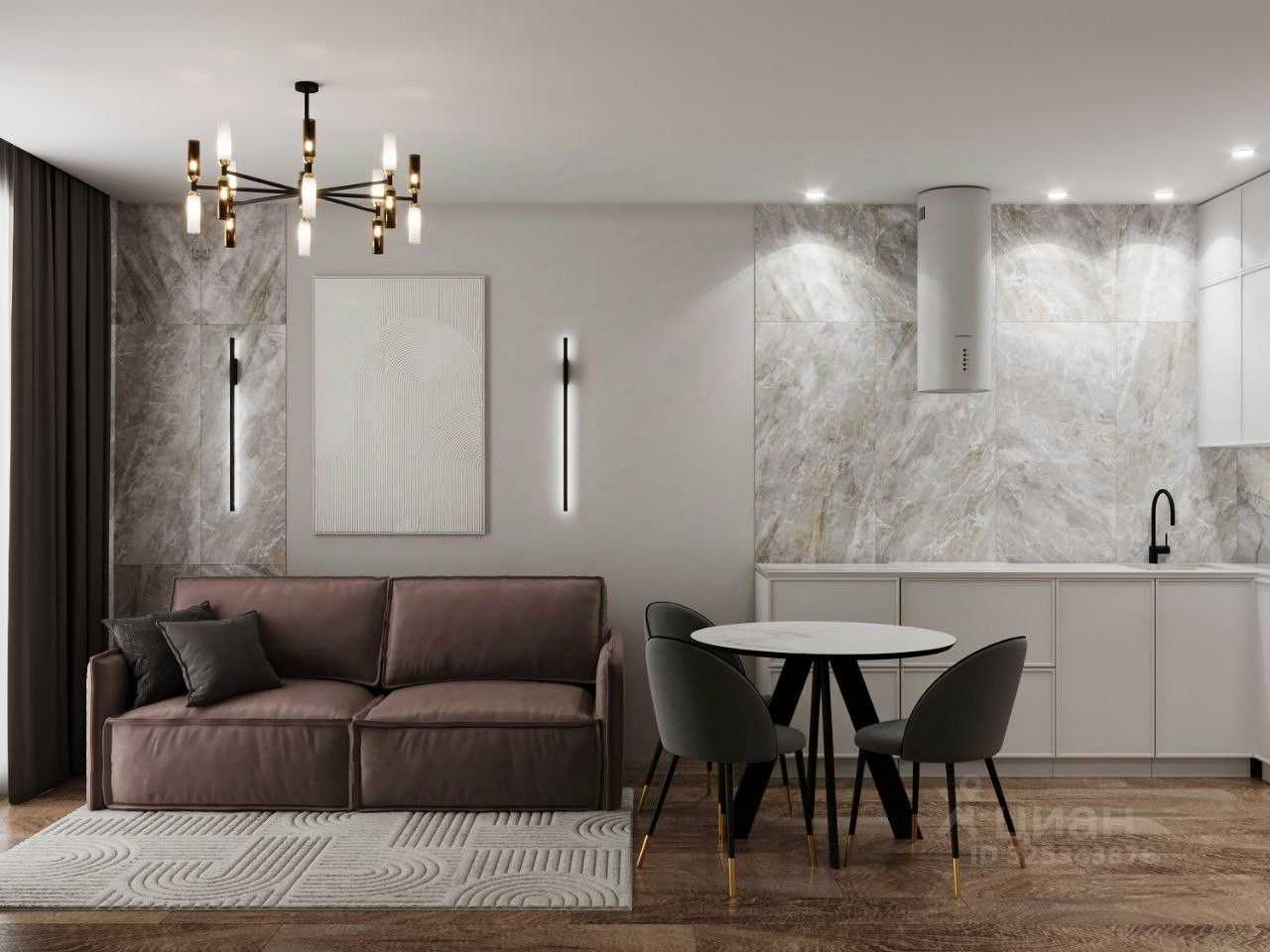 1-комнатная квартира, 45 м²