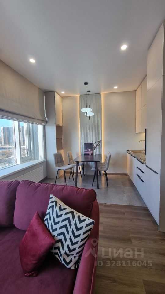 1-комнатная квартира, 35,3 м²