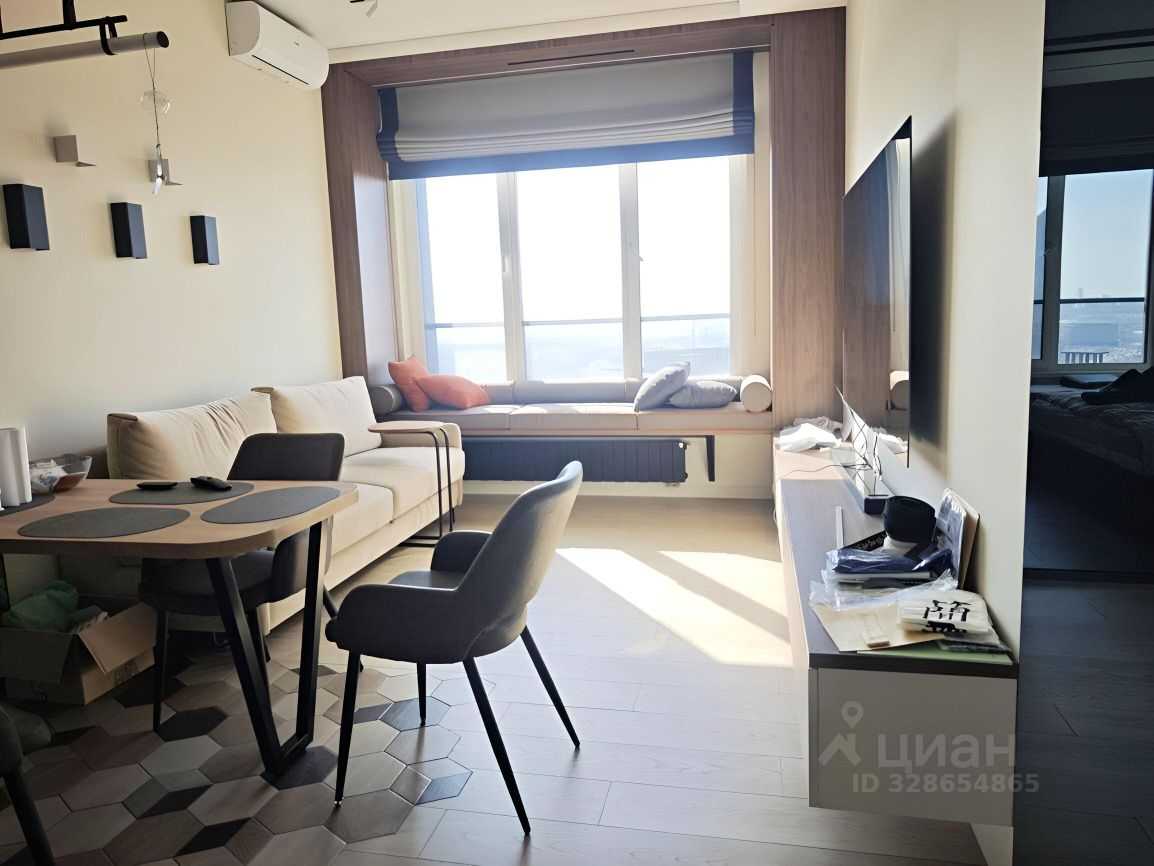 1-комнатная квартира, 43,7 м²