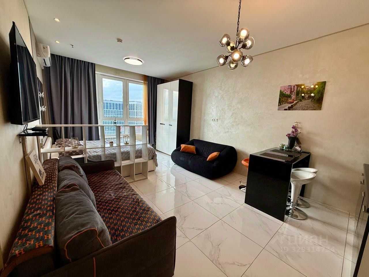 1-комнатная квартира, 35 м² — фотография 2