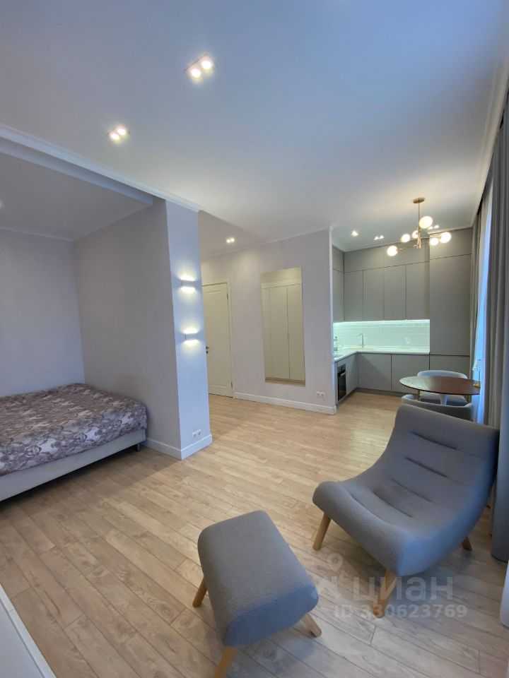 1-комнатная квартира, 35 м²