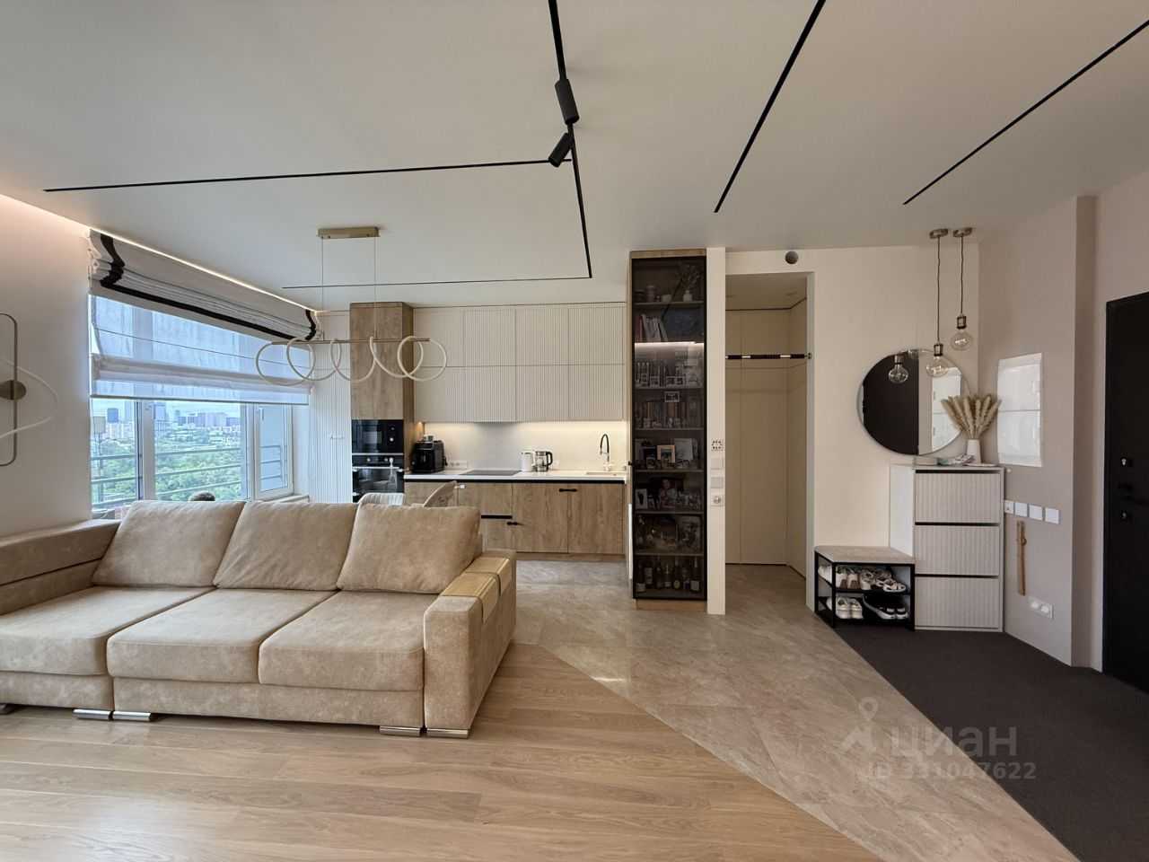 2-комнатная квартира, 57 м²
