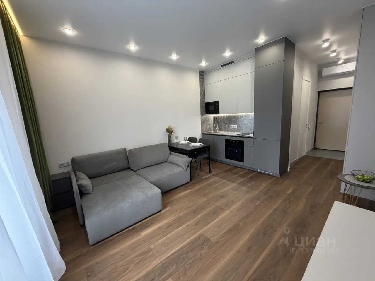 1-комнатная квартира, 28,8 м²