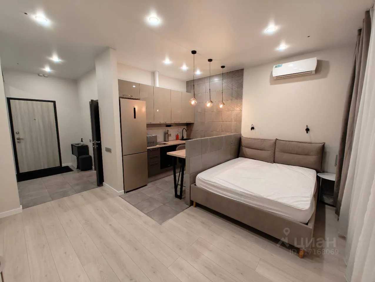 1-комнатная квартира, 33,6 м² — фотография 2