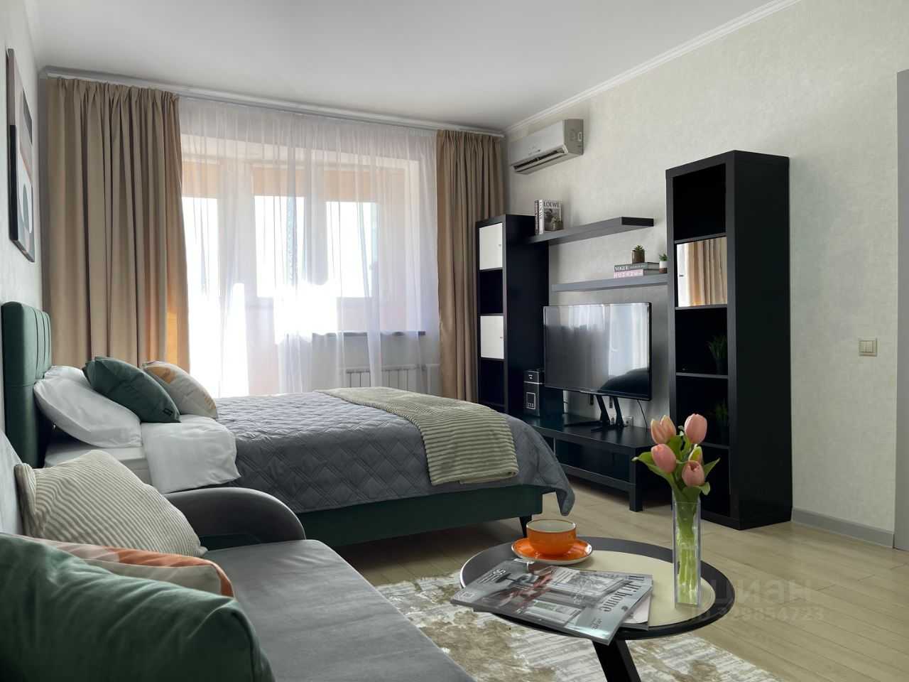 1-комнатная квартира, 38 м²