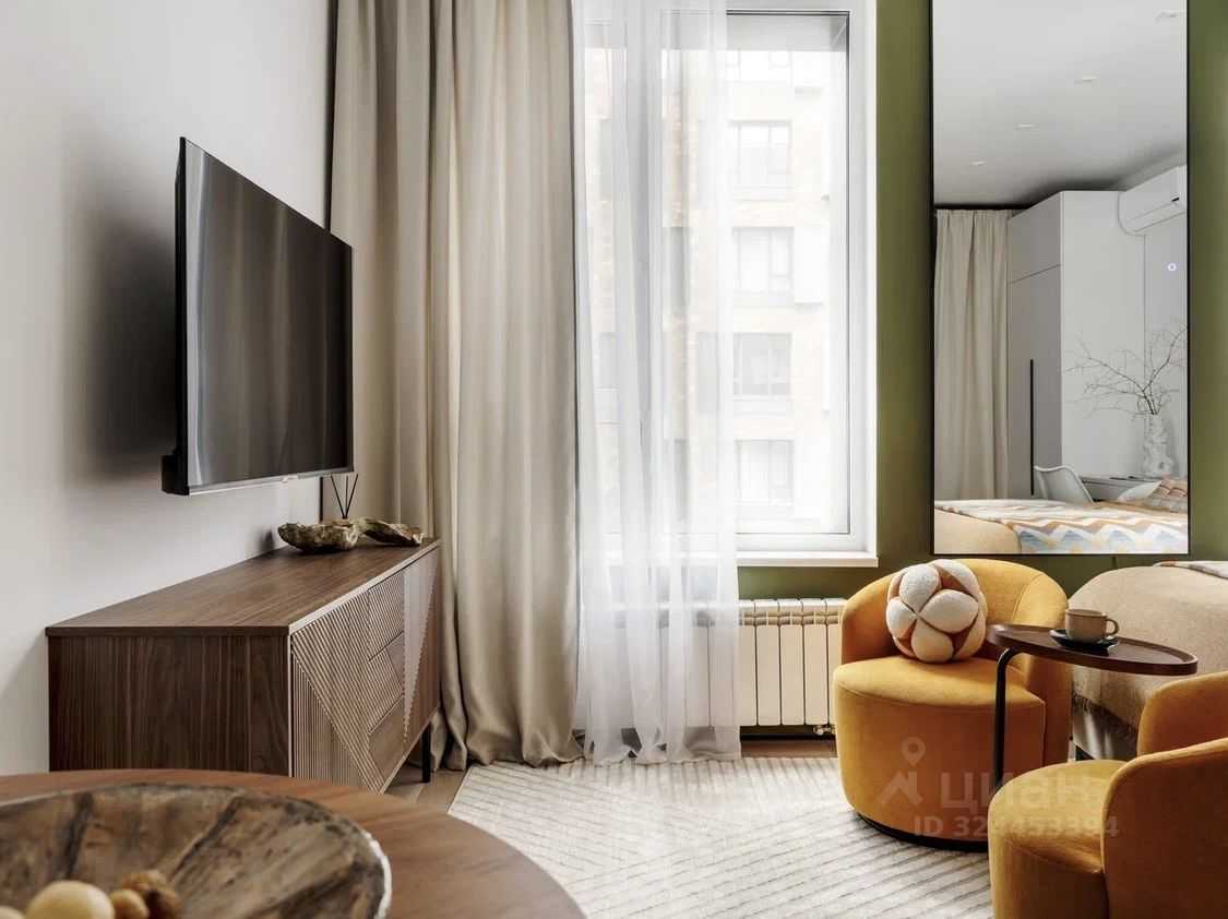 1-комнатная квартира, 27 м² — фотография 2