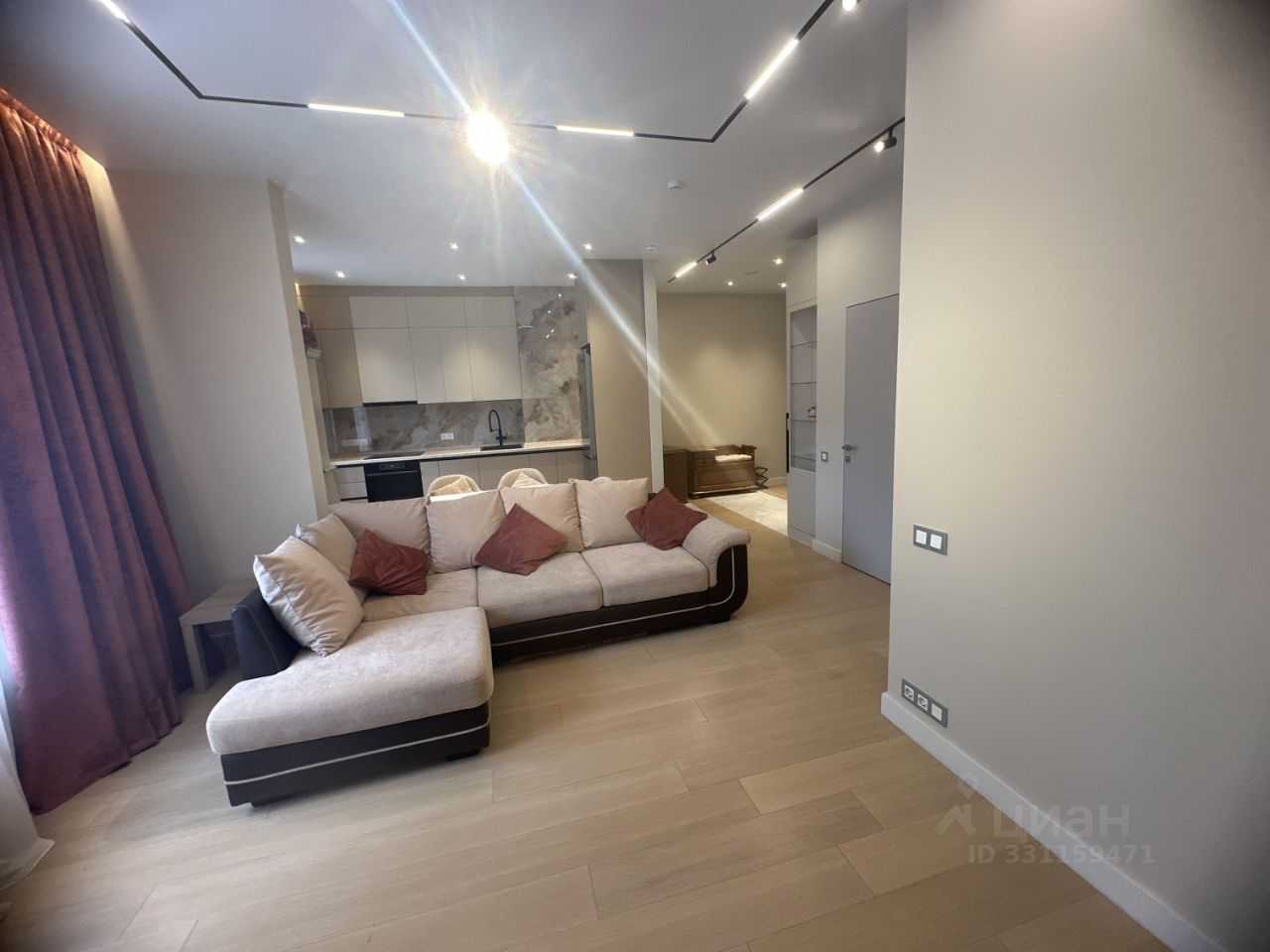 3-комнатная квартира, 73 м² — фотография 2