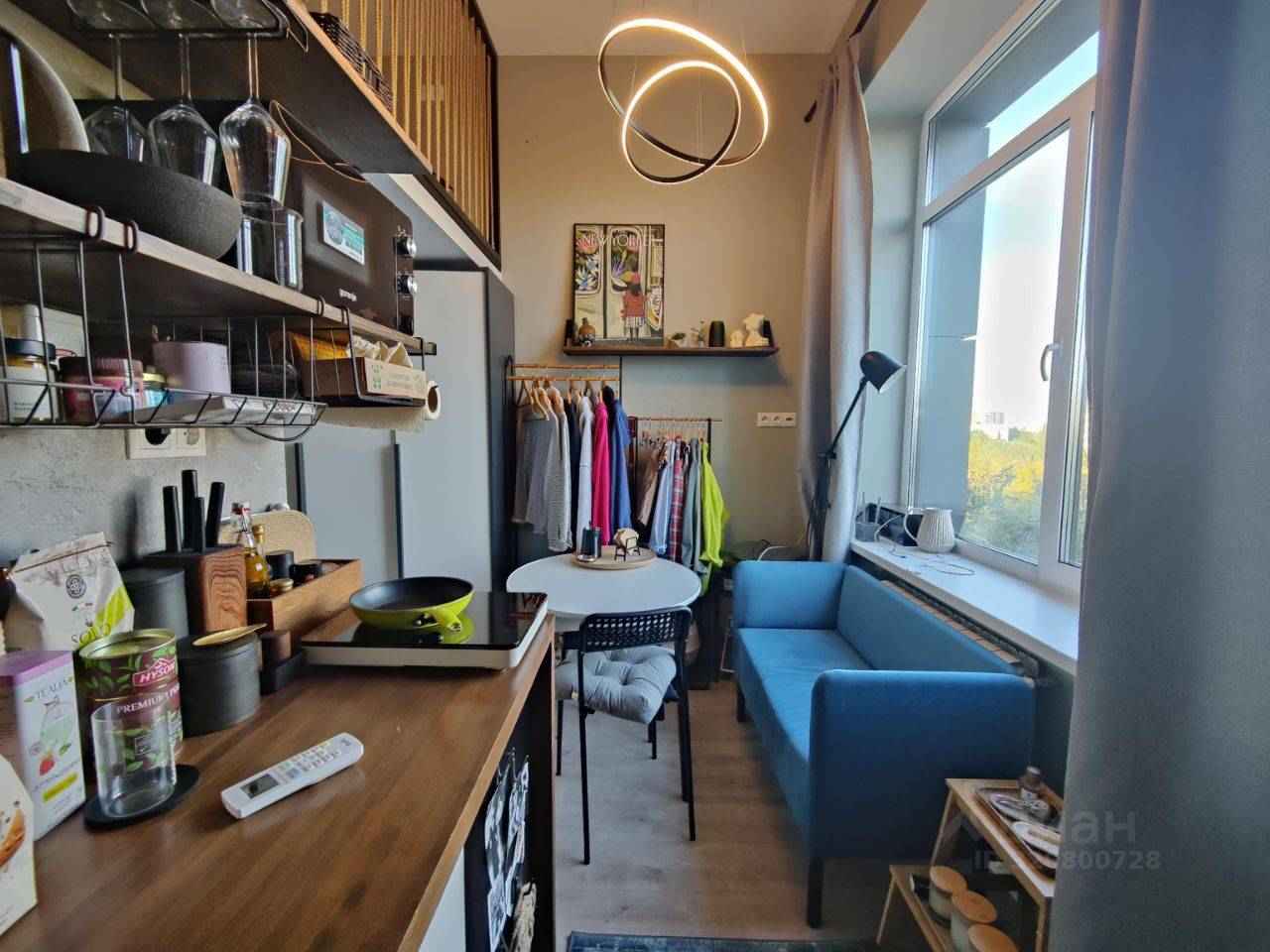 1-комнатная квартира, 21 м²