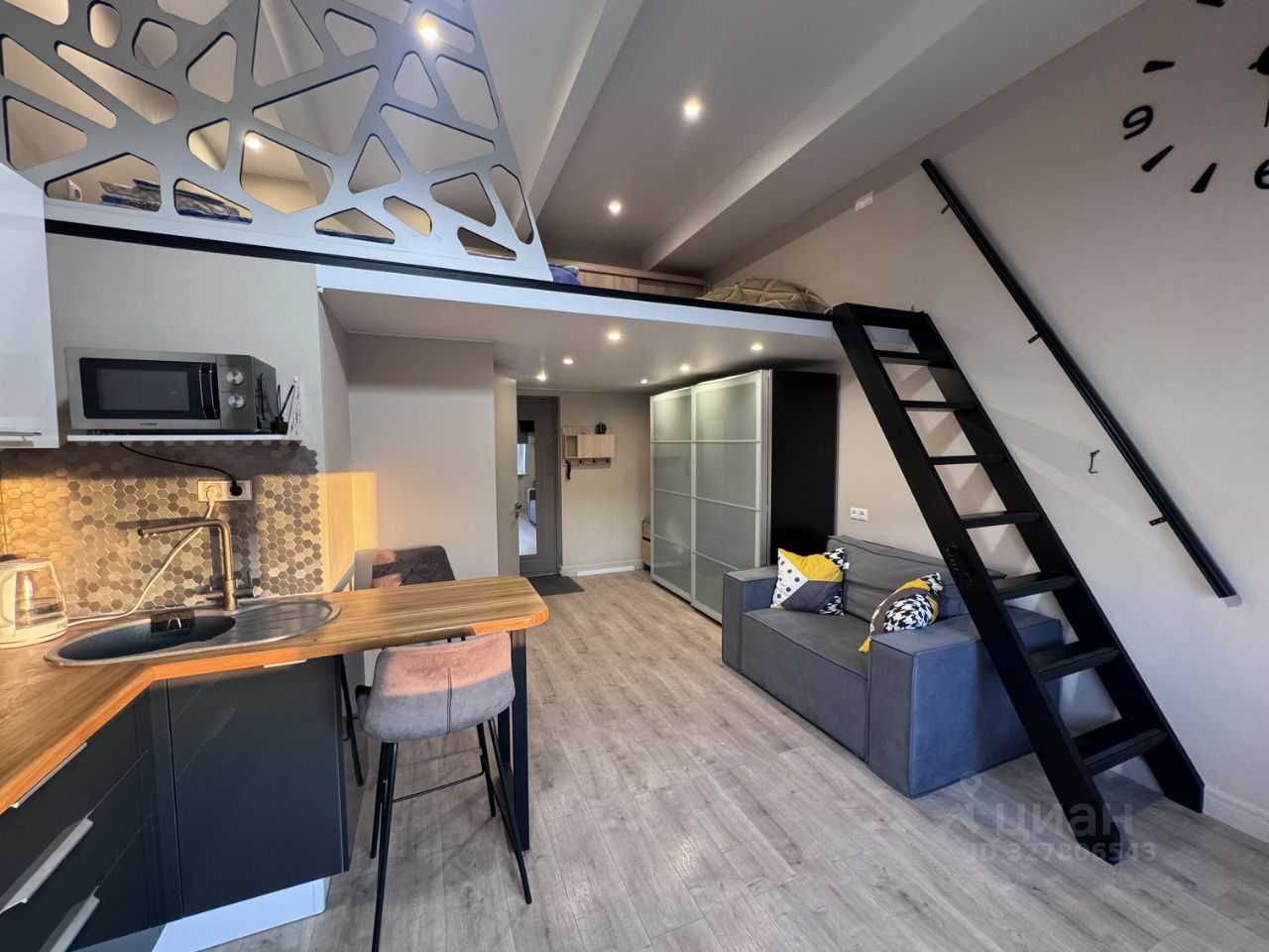 1-комнатная квартира, 35 м²