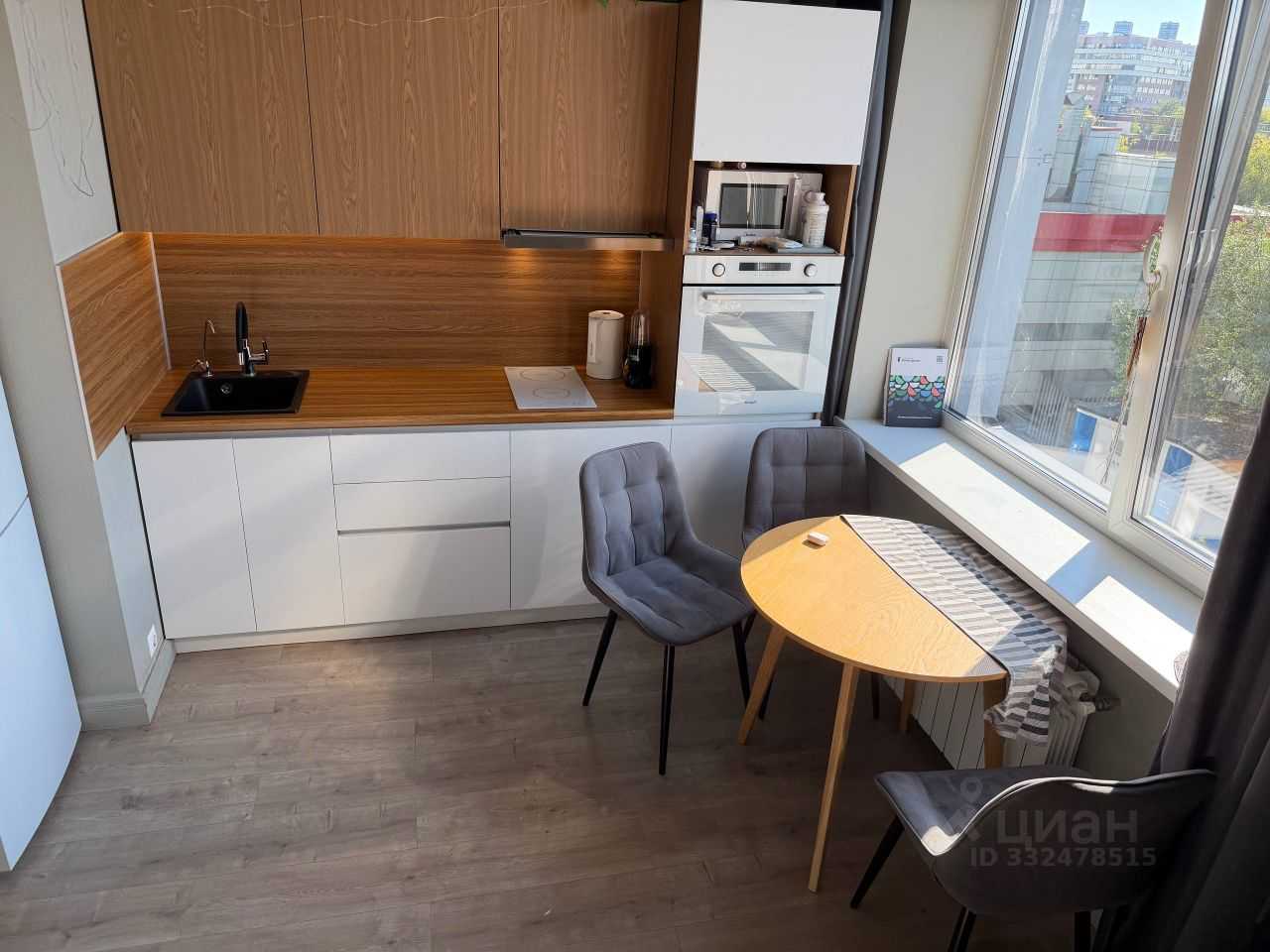 1-комнатная квартира, 35 м²