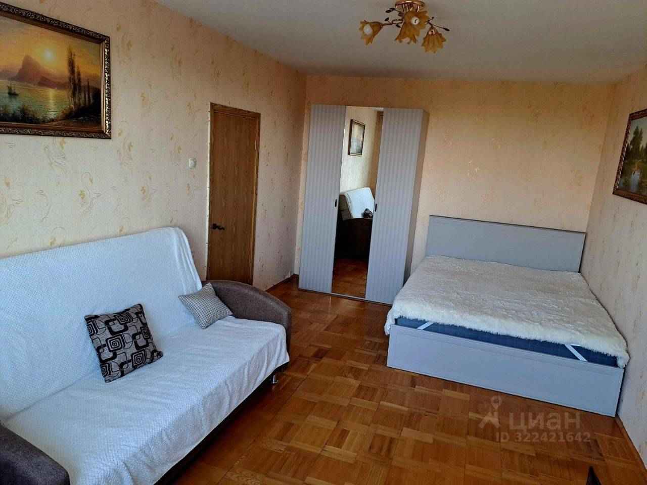 1-комнатная квартира, 38 м²