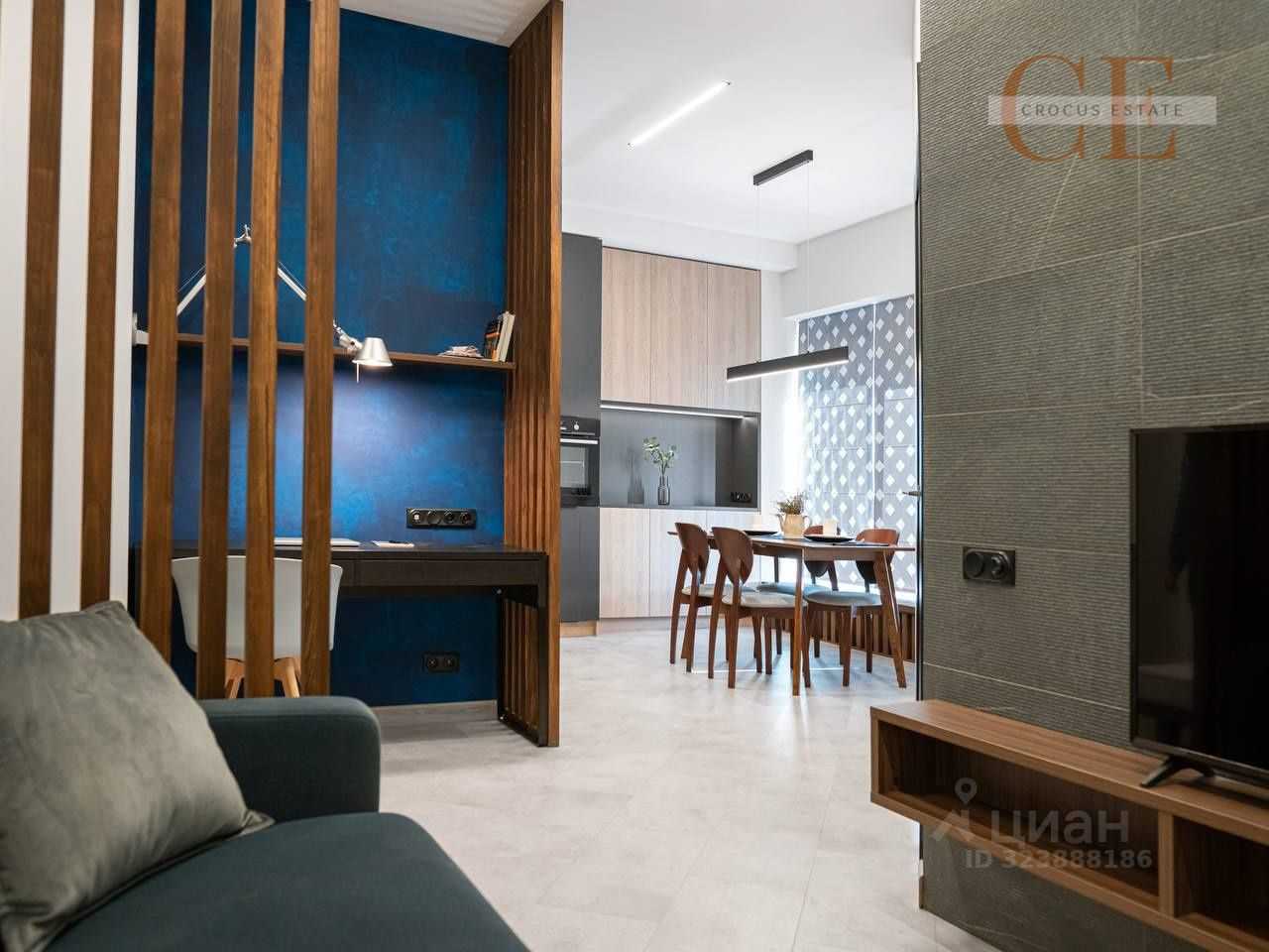 1-комнатная квартира, 42,2 м² — фотография 2