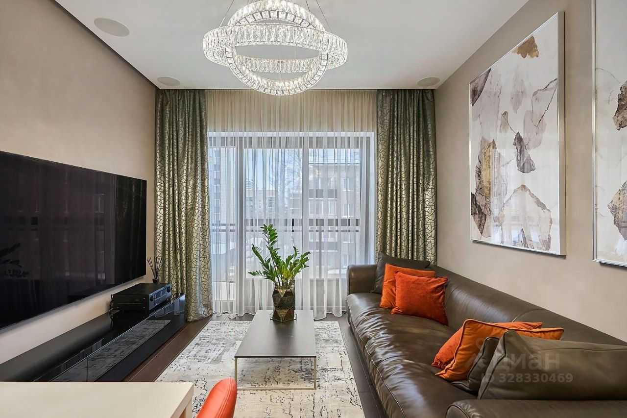 3-комнатная квартира, 90 м²