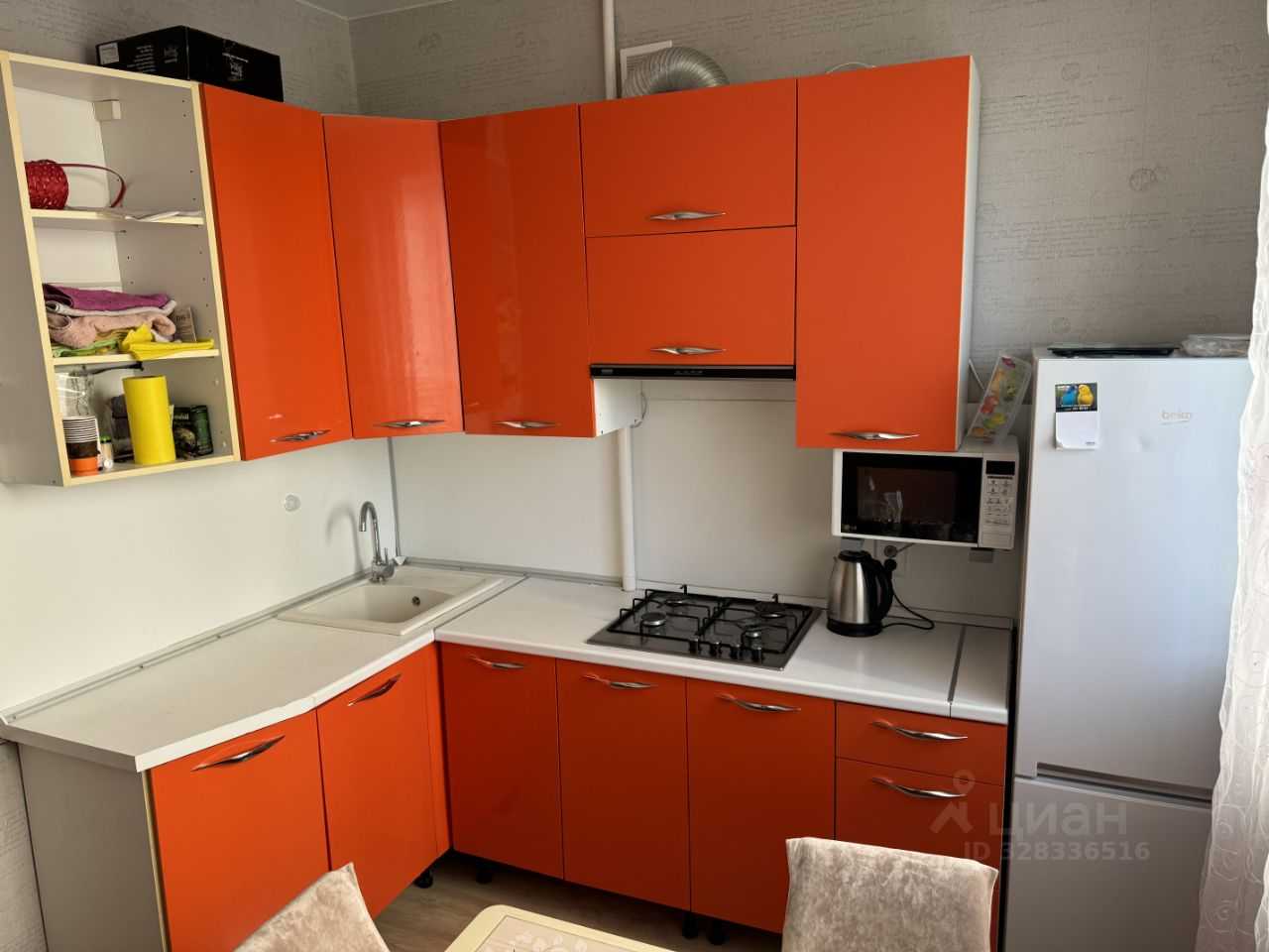 1-комнатная квартира, 35,4 м²