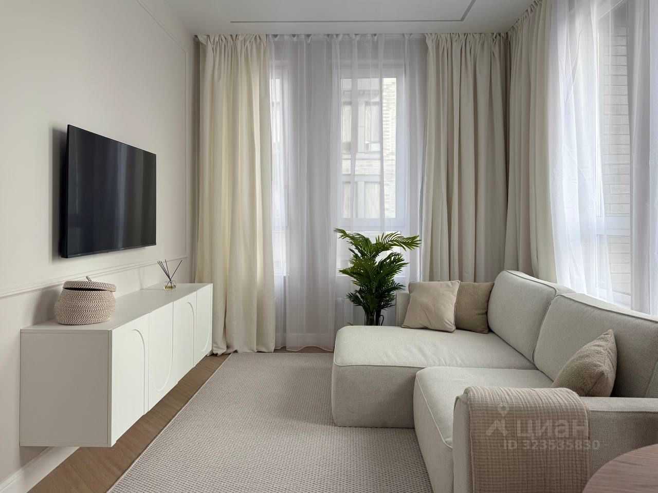 3-комнатная квартира, 55 м²
