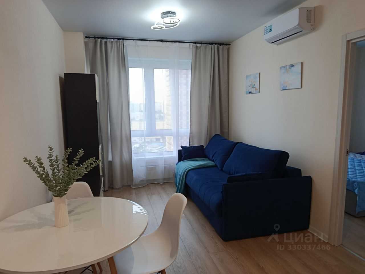 1-комнатная квартира, 34 м²