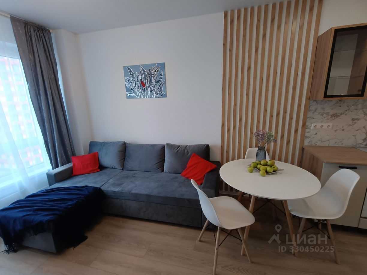 1-комнатная квартира, 33,6 м²