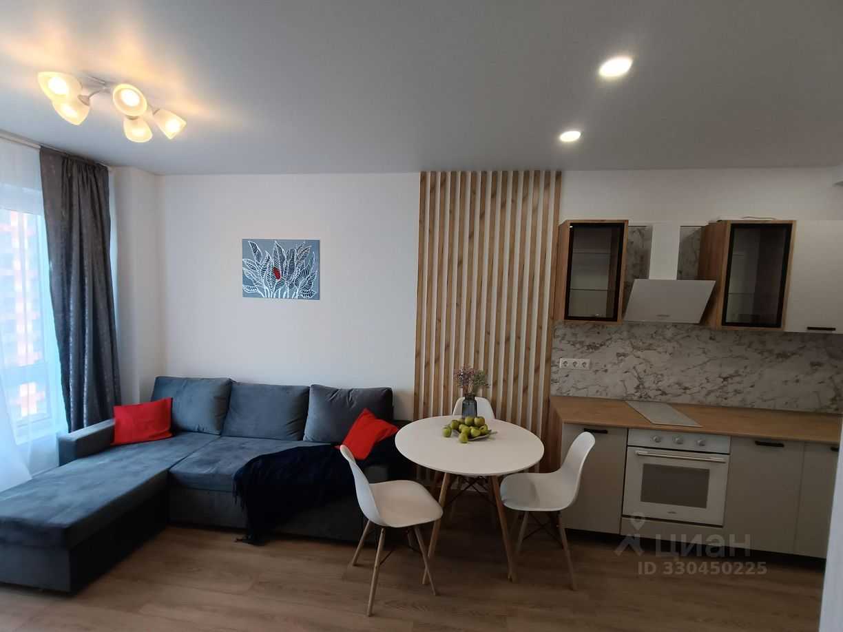 1-комнатная квартира, 33,6 м² — фотография 2