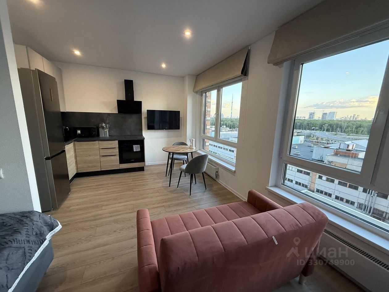 1-комнатная квартира, 34 м²