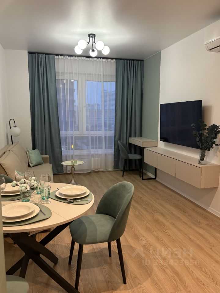 1-комнатная квартира, 35 м²