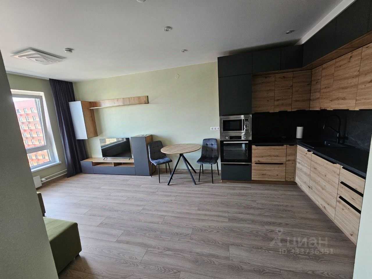 1-комнатная квартира, 39,5 м² — фотография 3