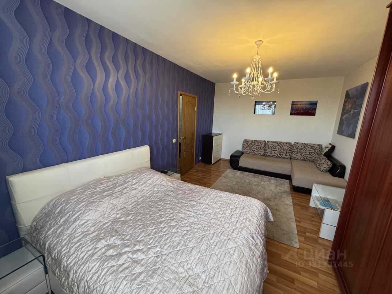 1-комнатная квартира, 38 м² — фотография 2