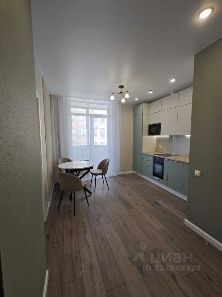 1-комнатная квартира, 38,7 м²