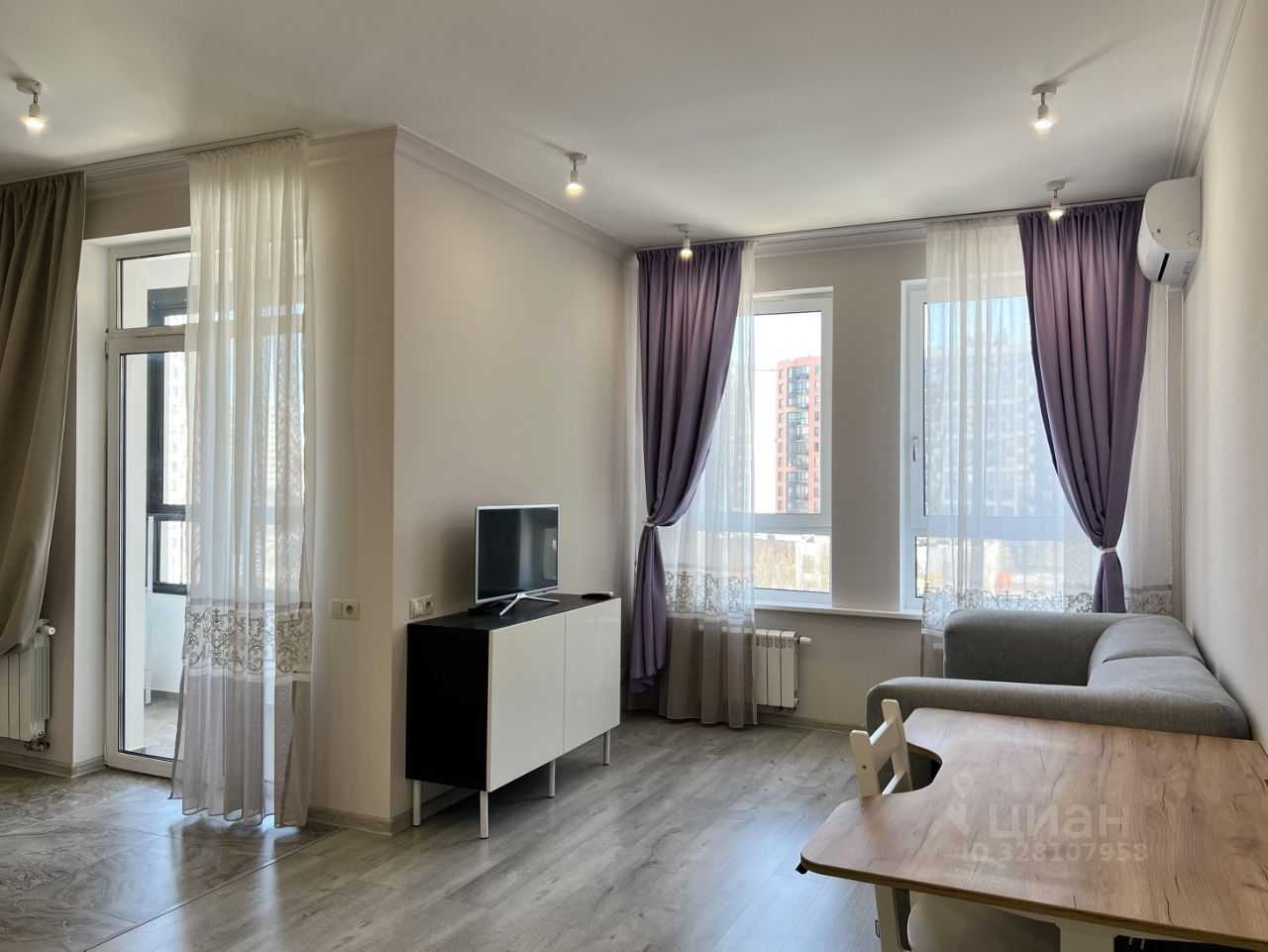 1-комнатная квартира, 43 м² — фотография 2