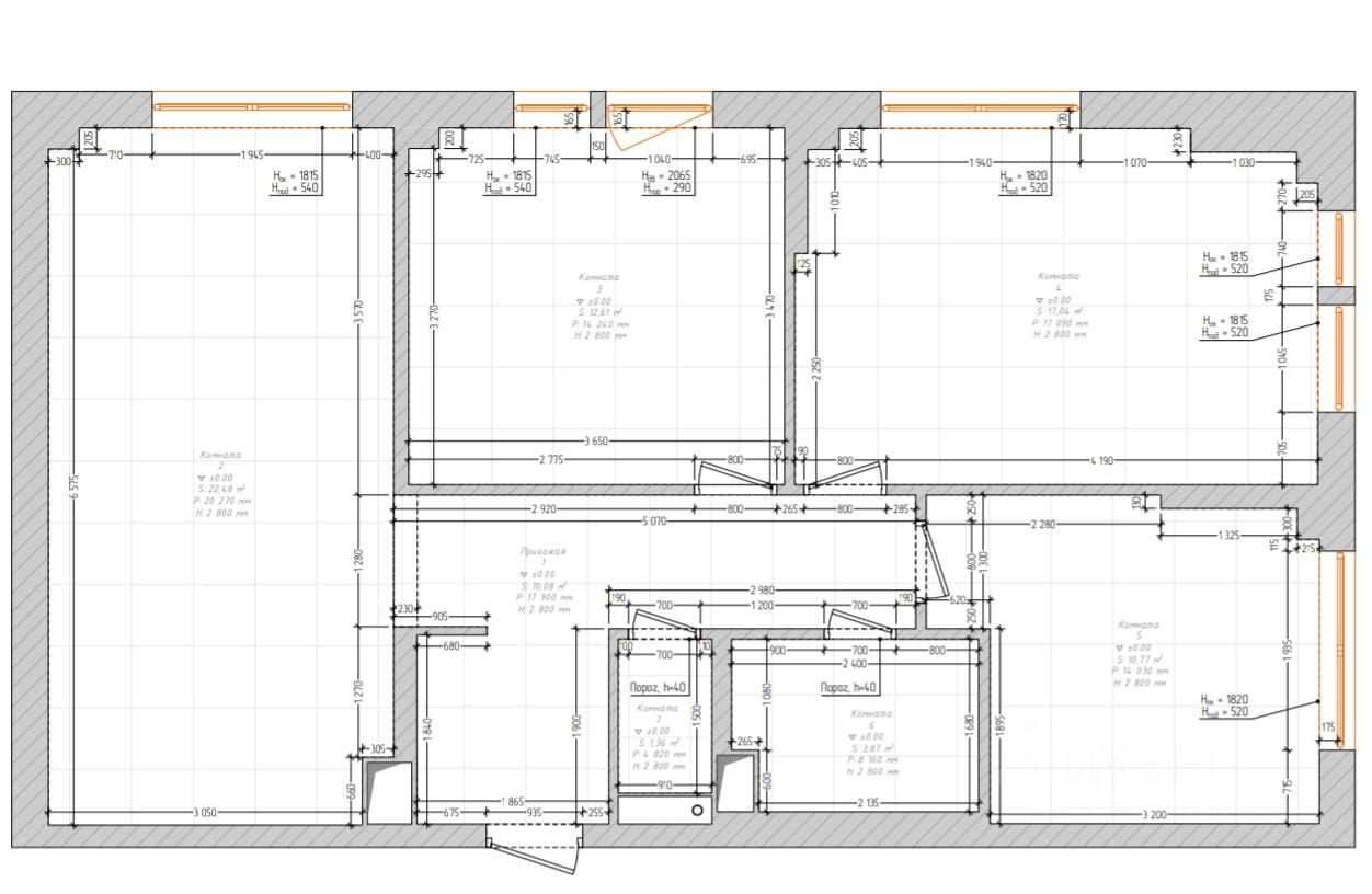 4-комнатная квартира, 80,5 м²