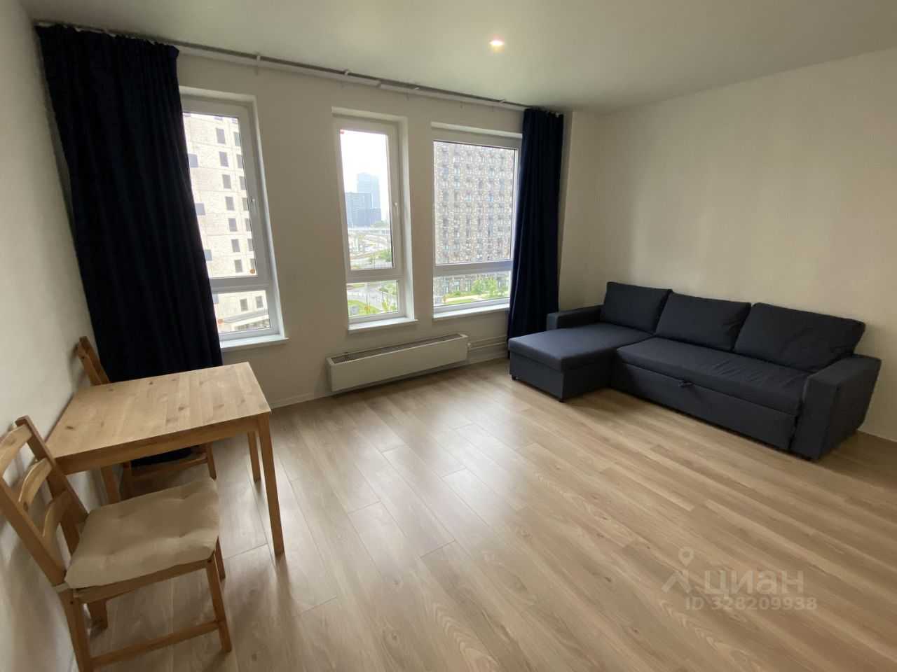 1-комнатная квартира, 27 м²