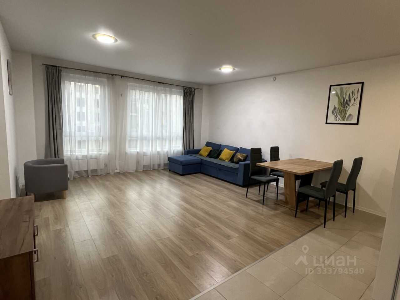 3-комнатная квартира, 80 м²