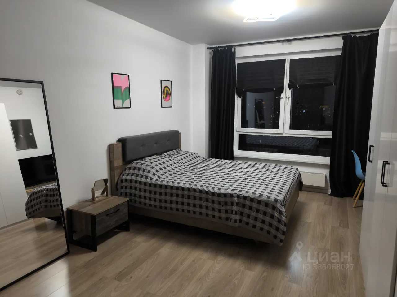 1-комнатная квартира, 39,4 м²