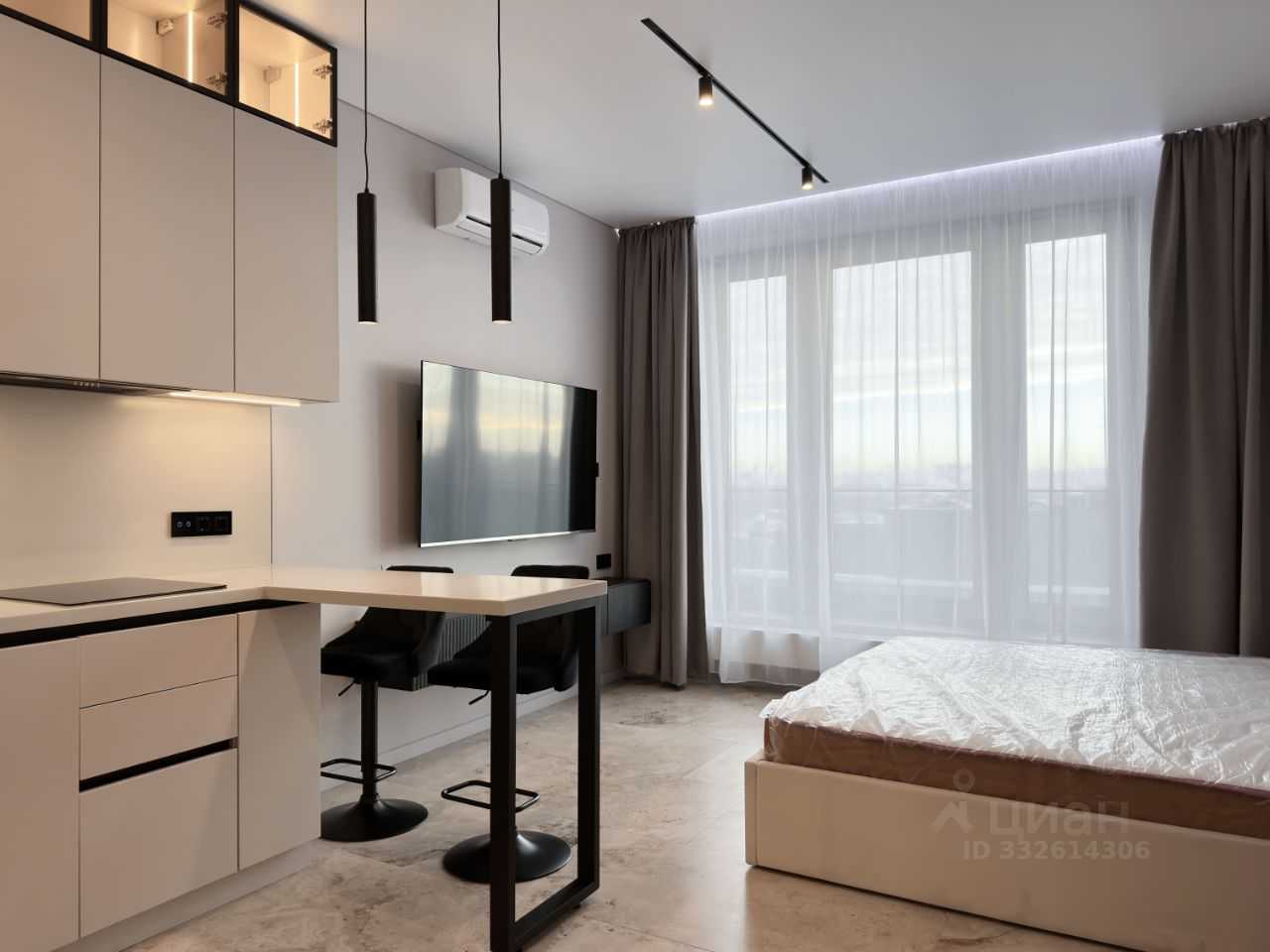 1-комнатная квартира, 31,5 м²