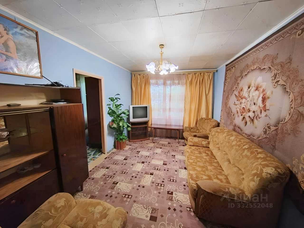 3-комнатная квартира, 54 м²