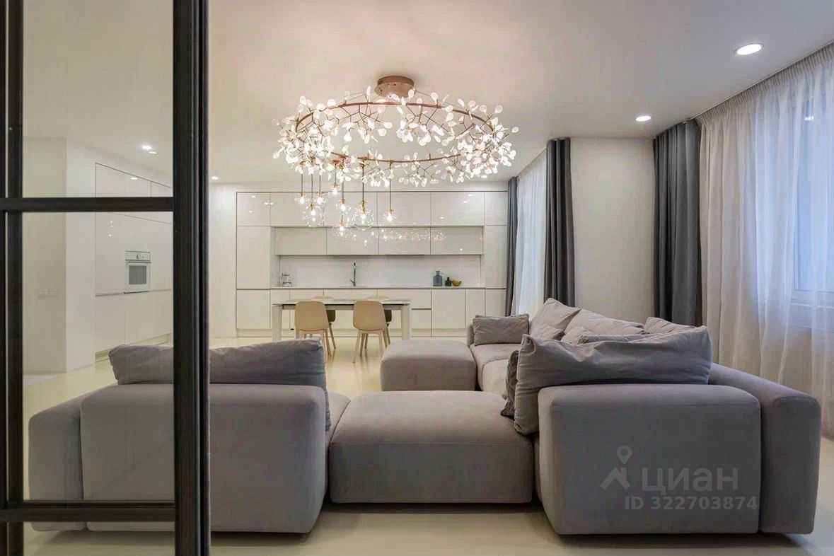 1-комнатная квартира, 90 м²
