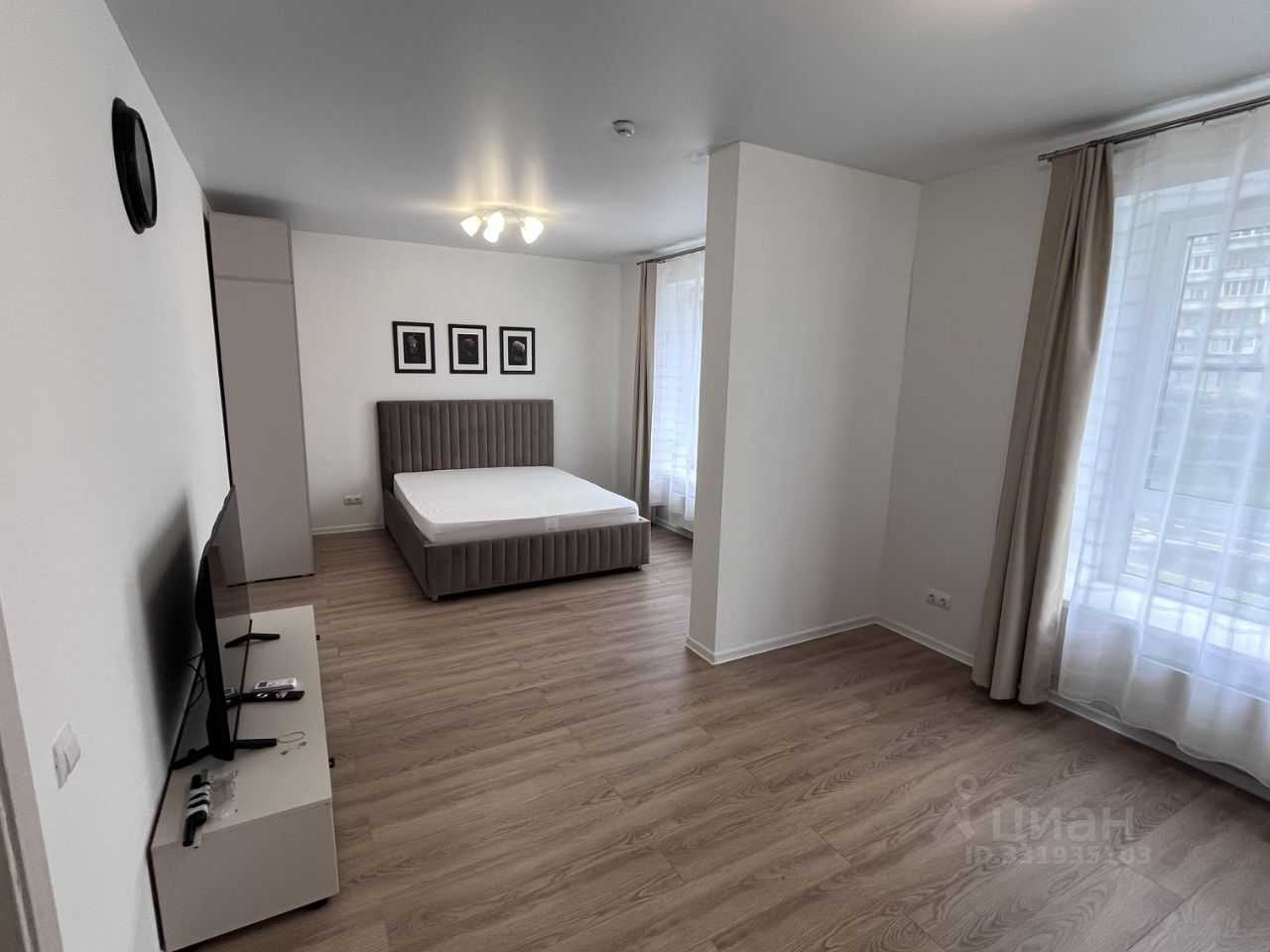 1-комнатная квартира, 54 м²