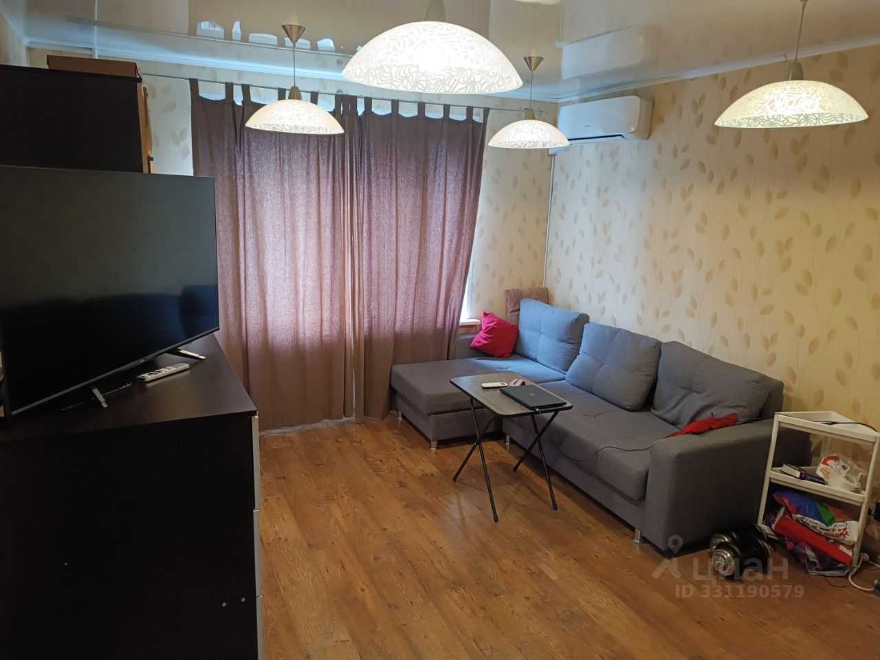 1-комнатная квартира, 35,1 м²