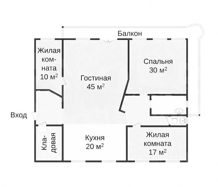 4-комнатная квартира, 164 м² — фотография 2