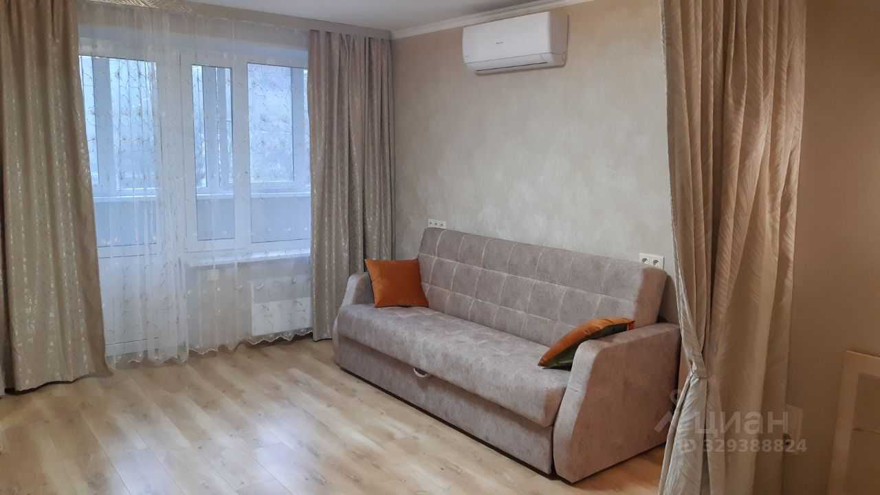 1-комнатная квартира, 34,5 м²