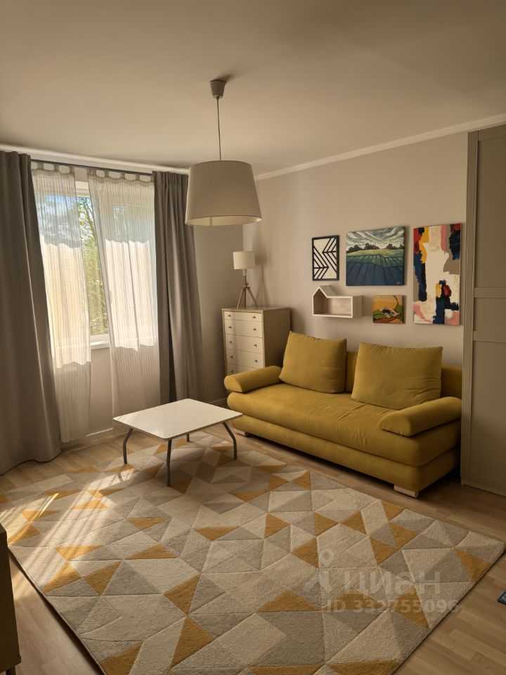 1-комнатная квартира, 39,3 м²