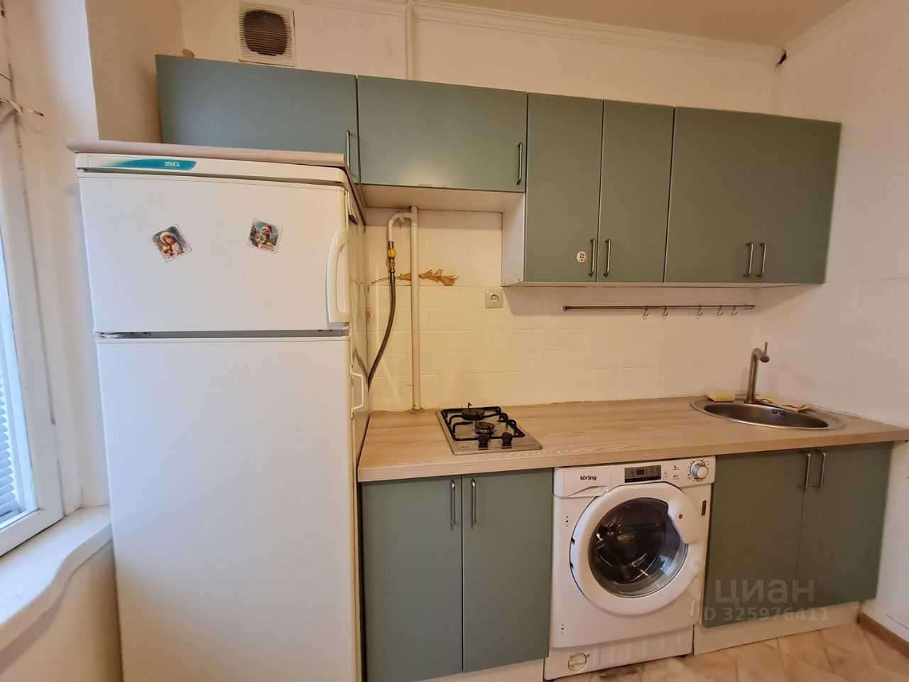 1-комнатная квартира, 32,6 м²