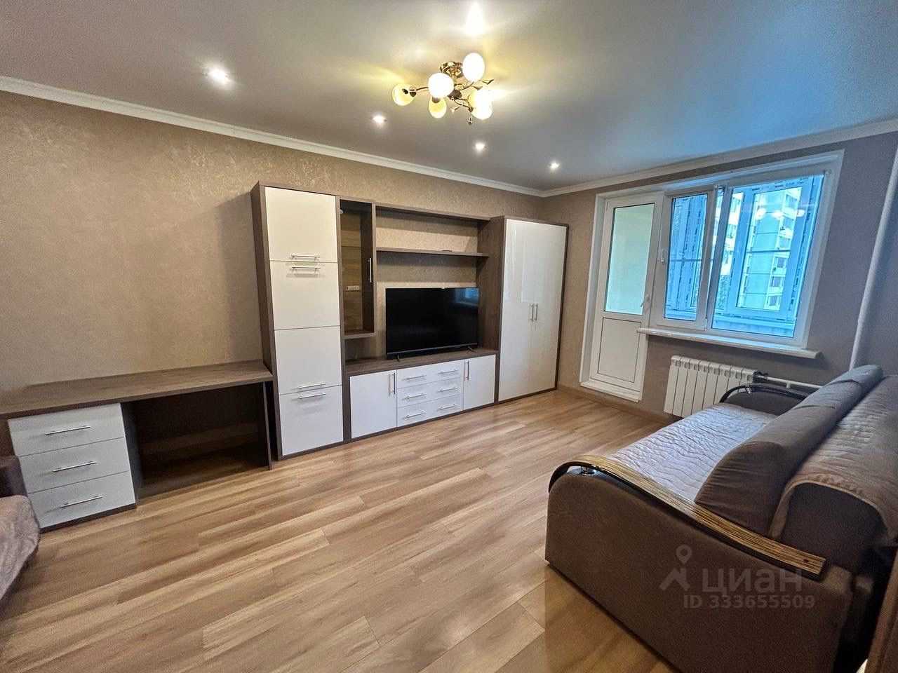 1-комнатная квартира, 38 м²