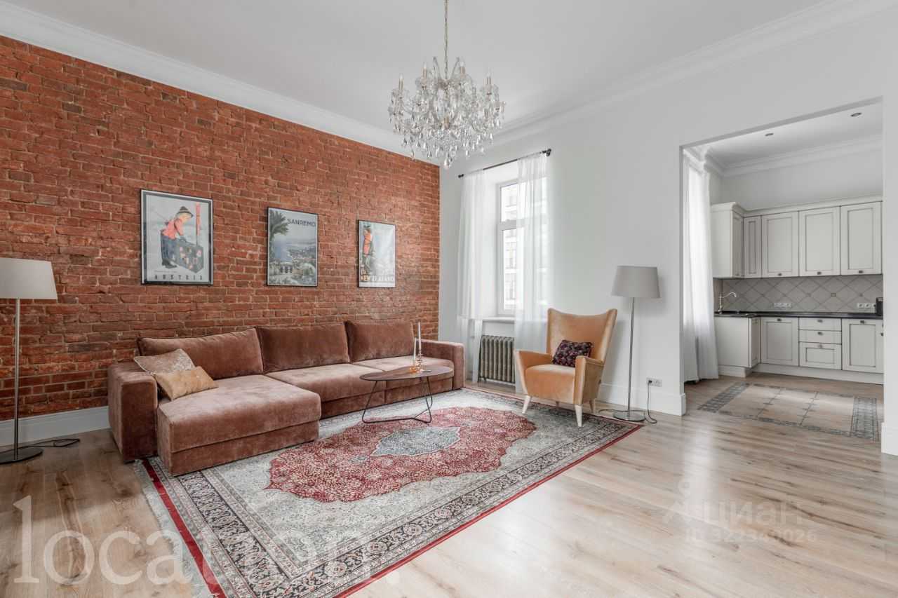 3-комнатная квартира, 121 м²