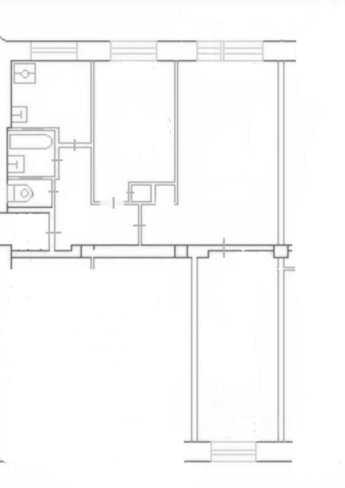 3-комнатная квартира, 56 м² — фотография 2