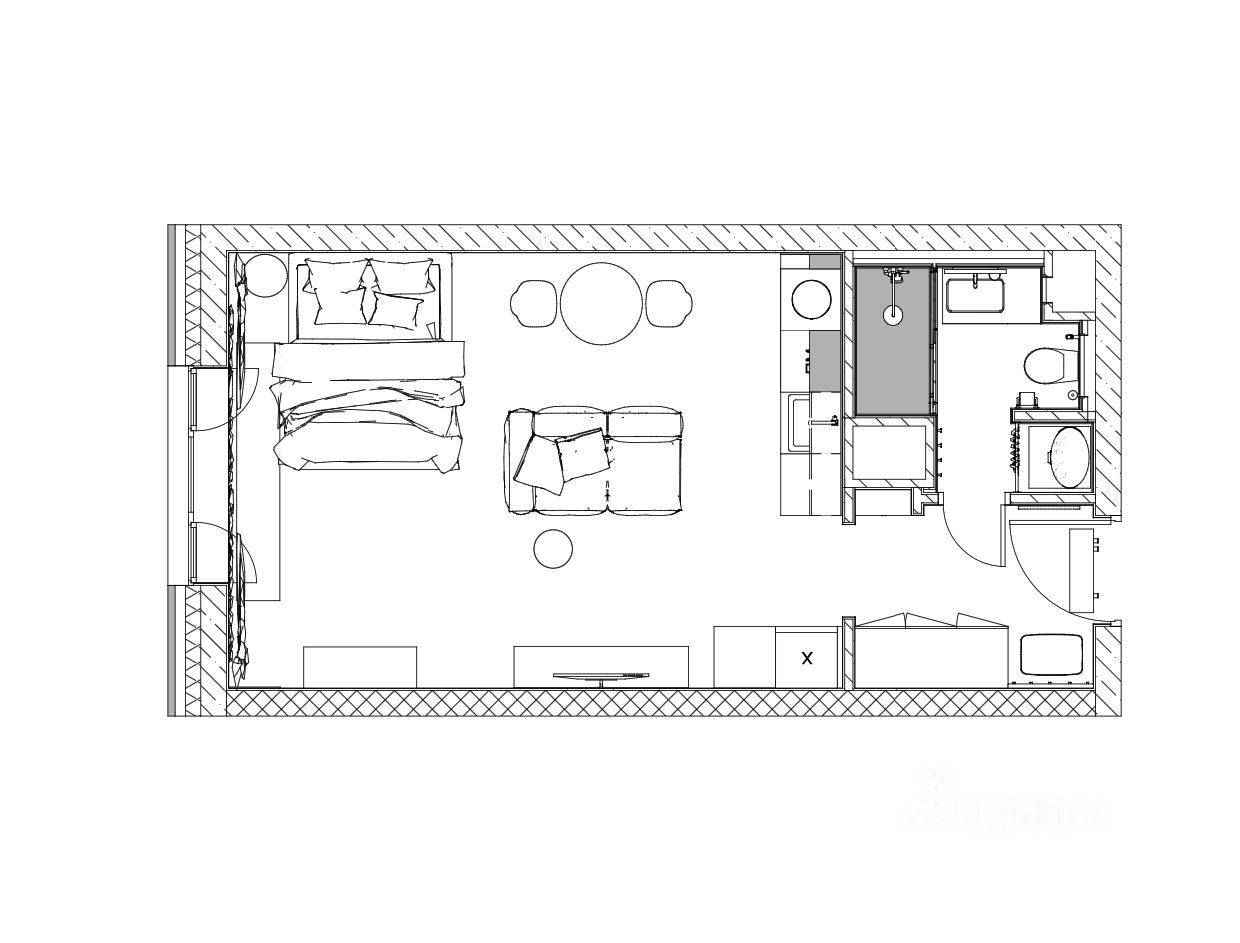 1-комнатная квартира, 36 м² — фотография 3